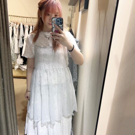 જ⁀➴♡ ✨蝴蝶結刺繡外搭