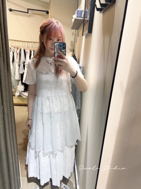 જ⁀➴♡ ✨蝴蝶結刺繡外搭