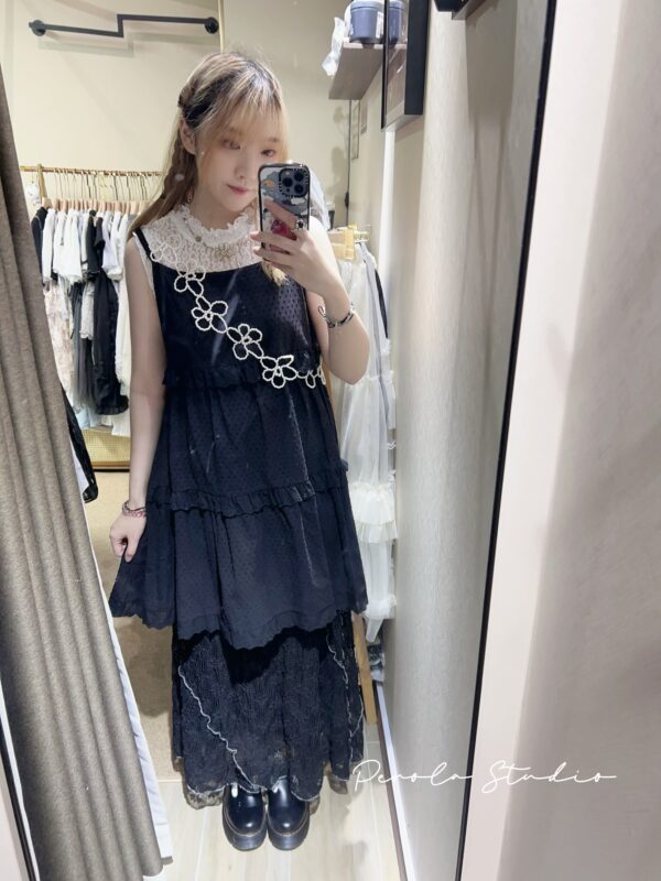 જ⁀➴♡ ✨百搭Lace打底