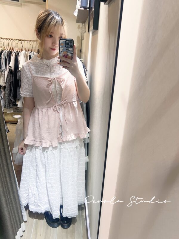 IMG_5519 જ⁀➴♡ ✨日系暗紋花邊吊帶