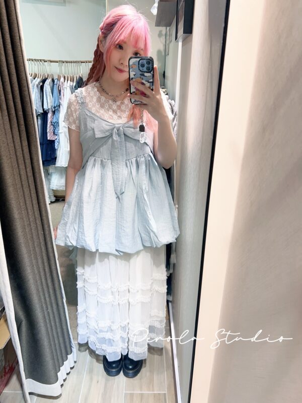 IMG_7144 જ⁀➴♡ ✨2 way 蝴蝶結泡泡吊帶外搭